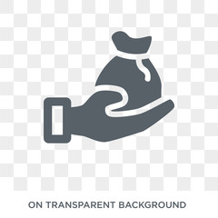 inheritance law icon. Trendy flat vector inheritance law icon on transparent background from law and justice collection. High quality filled inheritance law symbol use for web and mobile