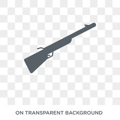 Shotgun icon. Shotgun design concept from Army collection. Simple element vector illustration on transparent background.