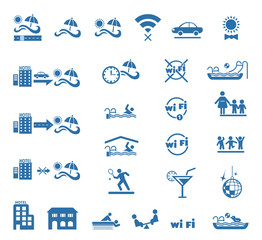 Hotel icons