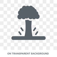 Bomb Detonation icon. Bomb Detonation design concept from Army collection. Simple element vector illustration on transparent background.