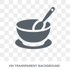 soup bowl icon. soup bowl design concept from Kitchen collection. Simple element vector illustration on transparent background.