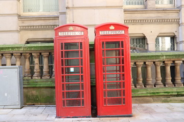 Two Red Phone Boxes 
