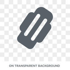 Sanitary napkin icon. Sanitary napkin design concept from  collection. Simple element vector illustration on transparent background.