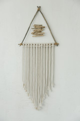 macrame on a wall