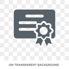 Certification icon. Certification design concept from Human resources collection. Simple element vector illustration on transparent background.