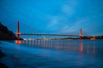 Golden Gate Bridge San Francisco California Night