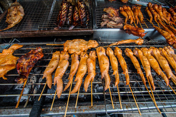 roasting chicken thai food