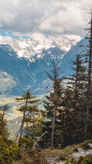 Smartphone HD wallpaper of alpine view near the Piller lake - Tyrol - Austria