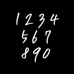 벡터 문자 / 손으로 쓴 글씨체