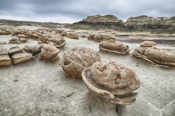 Bisti badlands ,Cracked Eggs ,New Mexico, USA