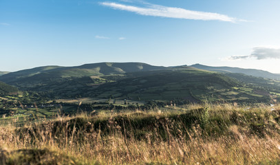 Brecon Beacons landscape.