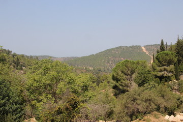 view to the Ein Karem. Jerusalem.