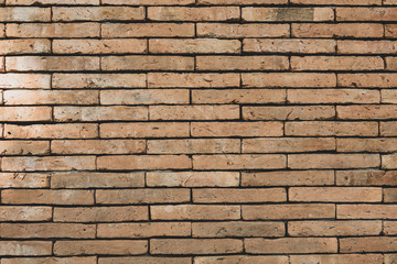 Brick wall vintage background or texture