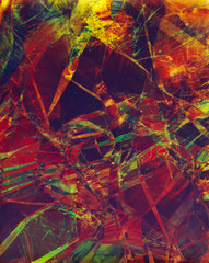 Fractal design texture wallpaper red yellow green