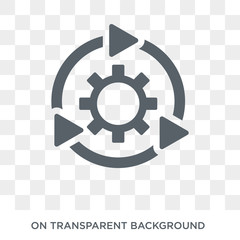 implementation icon. Trendy flat vector implementation icon on transparent background from general  collection. High quality filled implementation symbol use for web and mobile