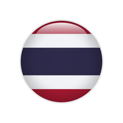 Thailand flag on button