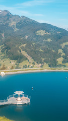 Obraz premium Smartphone HD wallpaper of beautiful alpine view at Leogang - Tyrol - Austria