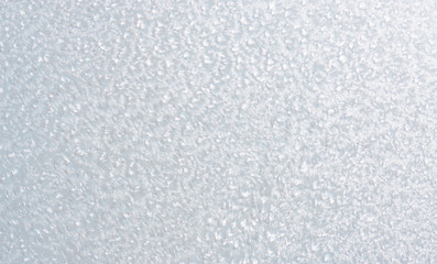 Beautiful winter ice, art texture on window, festive background