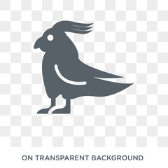 Nymphicus hollandicus icon. Trendy flat vector Nymphicus hollandicus icon on transparent background from animals  collection. High quality filled Nymphicus hollandicus symbol use for web and mobile