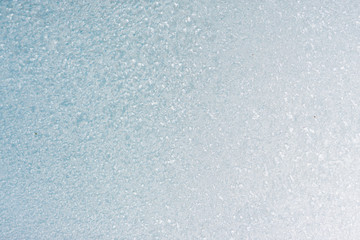 Obraz premium Beautiful winter ice, art texture on window, festive background