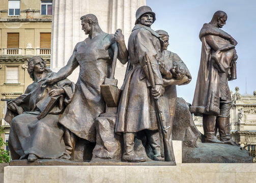 The Tisza Istvan Monument, Budapest, Hungary