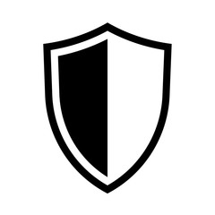 Shield Icon isolated on white background
