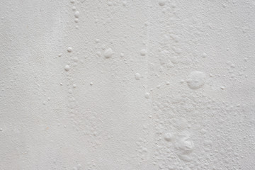 White painted stucco old grunge concrete wall design texture background.