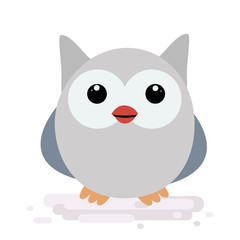 Cute owl carton