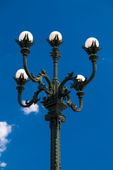 Fototapeta na wymiar Vintage style ornate lantern or street light
