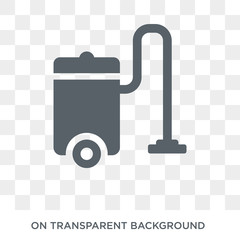 Vacuum cleaner icon. Vacuum cleaner design concept from Electronic devices collection. Simple element vector illustration on transparent background.