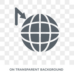 Greenhouse effect icon. Greenhouse effect design concept from Ecology collection. Simple element vector illustration on transparent background.