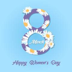 8 march greeting card