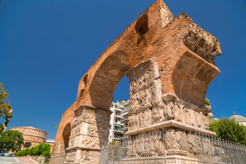 The Arch of Galerius in Thessaloniki, Greece.