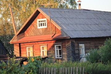 old house in village