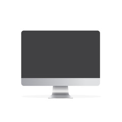 Computer pc  mockup vector