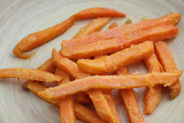 Frites de patates douces