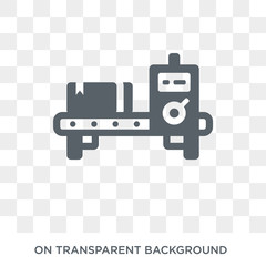 Delivery X ray icon. Delivery X ray design concept from Delivery and logistic collection. Simple element vector illustration on transparent background.