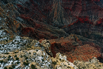 Beautiful aerial View of the Grand Canyon