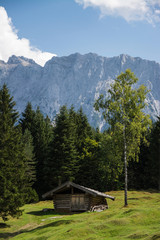 Fototapeta na wymiar Karwendel bei Mittenwald, Bayern, Deutschland
