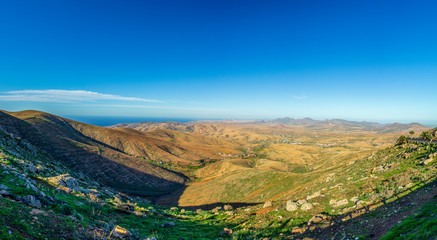 Fototapeta na wymiar Panoramic view from near Betancuria