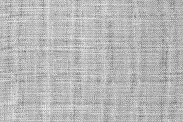 Gray linen fabric texture or background.