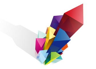 立方体　イメージ　デザイン　クリスタル