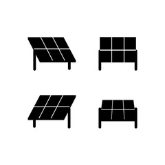 picture of solar panels batteries and green energy in concept environmentally friendly home flat style renewable solar energy vector illustration 