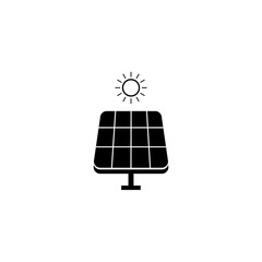 picture of solar panels batteries and green energy in concept environmentally friendly home flat style renewable solar energy vector illustration 