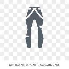 Pants icon. Pants design concept from  collection. Simple element vector illustration on transparent background.
