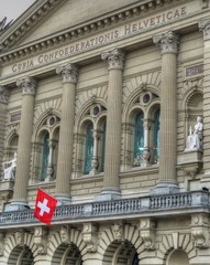 Swiss Bundeshaus. Government building.