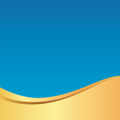 Gold / Golden Wave Elegant Silver Background / Pattern for Card , Poster , Website or Invitation.
