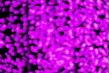 Pink out of focus bubbles