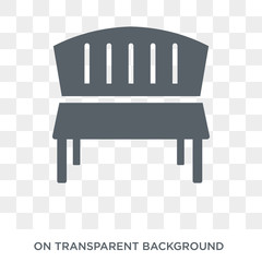 garden Bench icon. garden Bench design concept from Agriculture, Farming and Gardening collection. Simple element vector illustration on transparent background.