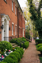 Fototapeta na wymiar Robert E Lee's Boyhood Home, in Alexandria, Virginia